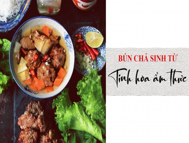 Bún chả Sinh Từ nét ẩm thực tinh tế của đất kinh kỳ